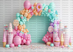 Cupcake Dreams Studio – Pastel Birthday Backdrop