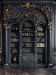 Black & Gold Luxury Makeup Artist Backdrop
