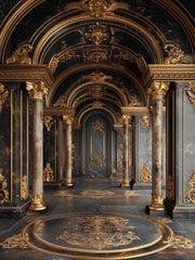 Pure Luxe Black & Gold Backdrop