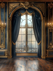 Black and Gold Premium Wall Decor Backdrop