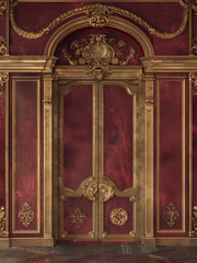 Luxurious Deep Burgundy Makeup Artist Backdrop for Studio & Salon Photography