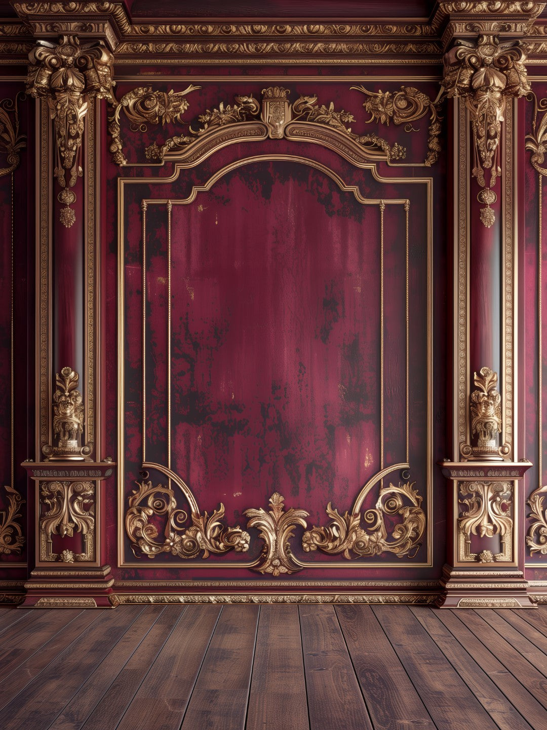 Slay in Style with This Deep Burgundy Glam Backdrop