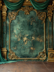 Premium Green Backdrop for Makeup Artists
