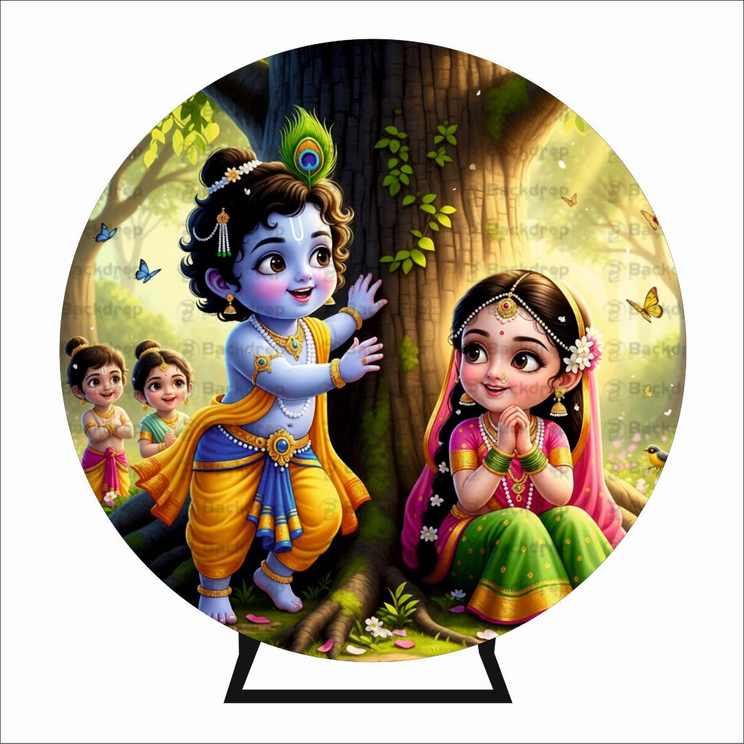 Krishna Baby Decor Backdrop