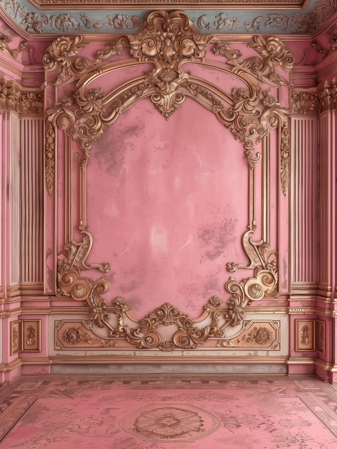 Pink Luxury Backdrops for Professional Model Photoshoots