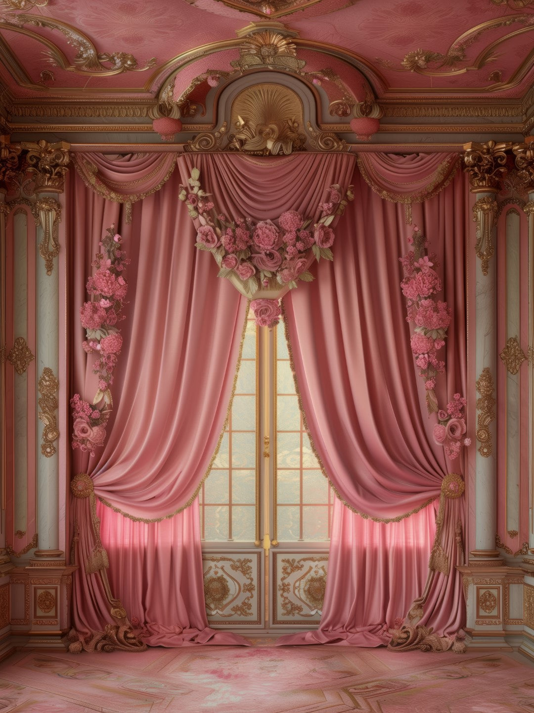 Classy Pink Backdrop to Elevate Your Fashion Photography