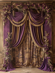 Luxury Violet Photo Backdrop for Creative Sessions