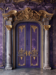 Rich Purple Studio Backdrop for Glamour Photography