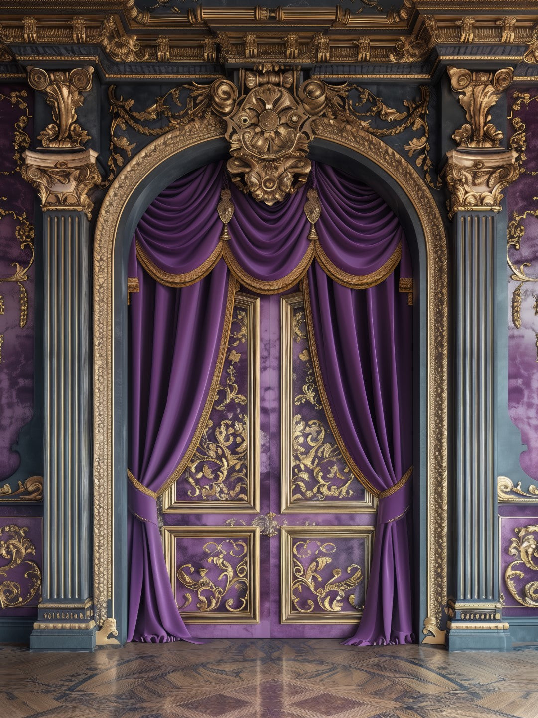 Dreamy Purple Luxury Background for Beauty Shots
