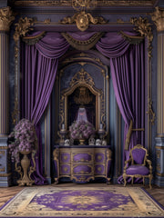 Regal Purple Photo Backdrops for Exclusive Shoots