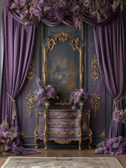 Majestic Purple Backdrop for Fashion Photography
