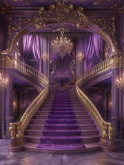 Elevate Your Shoots: Purple Luxury Model Backdrops