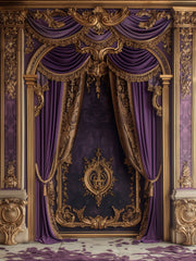 Purple Luxury Photography Backdrop for Model Shoots